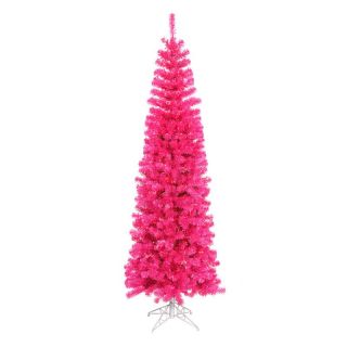 Vickerman Pink Pencil Christmas Tree   Christmas Trees