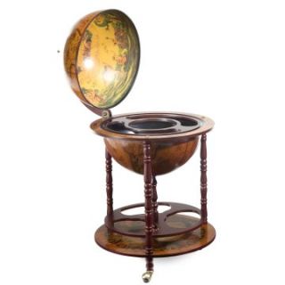 Old World Floor Bar Globe   Globes