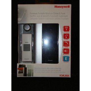 Honeywell RCWL300A1006 Premium Portable Wireless Door Chime and Push Button   Doorbell Kits  