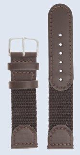 Men's Swiss Army Style Watchband   Color Brown Size 20mm Watch Band   by JP Leatherworks JP Leatherworks Watches