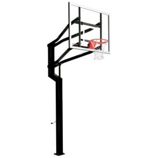 Goalsetter Captain Basketball System   60 Inch Backboard   In Ground Hoops