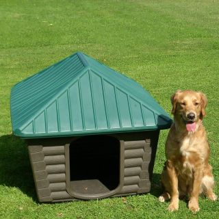 Rustic Cabin Dog House   Dog Houses
