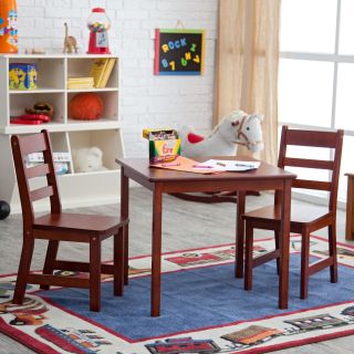 Lipper Childrens Square Table and Chair Set   Activity Tables