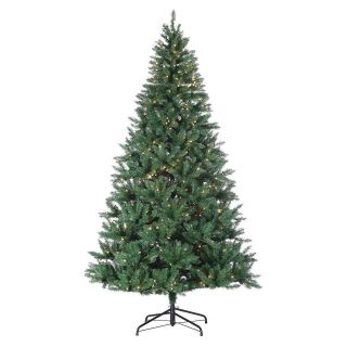 8 ft. Pre Lit Hudson Pine Christmas Tree   Christmas Trees