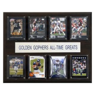 NCAA 12 x 15 in. Football Minnesota Gophers All Time Greats Plaque   Clocks & Wall Art