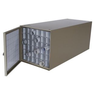Adir Stackable Steel Roll File with 36 Compartments   Flat Files & Storage