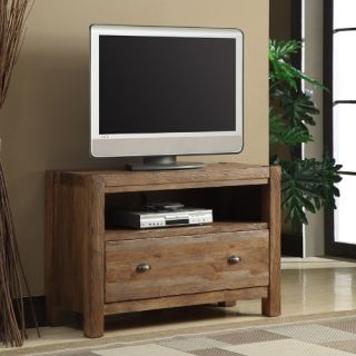 Emerald Home Furnishings Bellevue 44 in. TV Console   Natural Elm   TV Stands