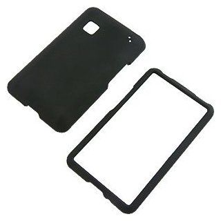 Black Rubberized Protector Case for LG 840G Cell Phones & Accessories