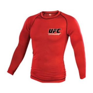 UFC Long Sleeve Red Classic Rashguard   MMA Gear