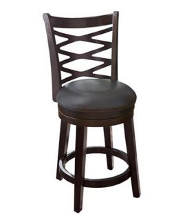 Home Meridian 24 in. Swivel Counter Height Stool   DS 698 501 M   Bar Stools