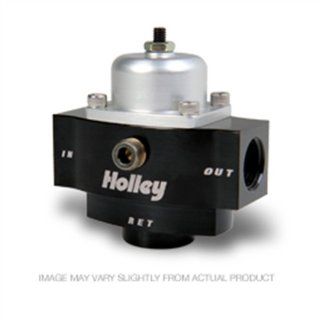 Holley 12 841 4.5 9 PSI Adjustable Bypass Billet Fuel Pressure Regulator with 3/8" NTP Ports Automotive