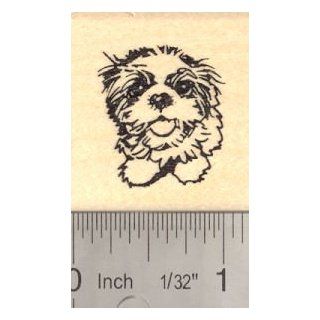 Shih Tzu Puppy Dog Rubber Stamp