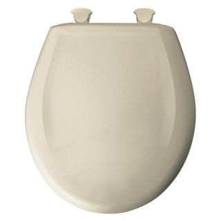 Bemis B200SLOWT146 Round Closed Front Slow Close Lift Off Toilet Seat in Almond   Toilet Seats