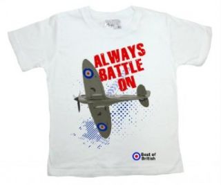 Dirty Fingers, Always Battle On Spitfire Plane, Child's T shirt Clothing