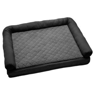 Neat Solutions for Pets 2 in 1 Comforter Lounge Dog and Cat Bed   Embossed Polysuede with Dreamy Plush   Dog Beds