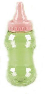 One Large Pastel Pink Plastic Baby Bottle Container Health & Personal Care