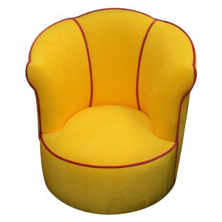 Newco Kids Small Tulip Chair   Yellow with Pink Accent   Specialty Chairs