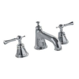 Jado 842/803/444 Hatteras Widespread Lavatory faucet with Low Spout, Lever Handles, Antique Nickel   Touch On Bathroom Sink Faucets  