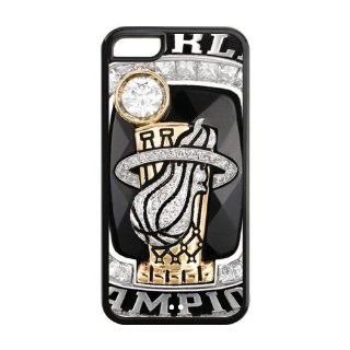 Custom NBA Miami Heat Back Cover Case for iPhone 5C LLCC 842 Cell Phones & Accessories