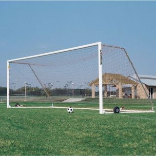 ALUMAGOAL Roll N Fold Aluminum Soccer Goals   8' x 24' (Pair)   Soccer Goals