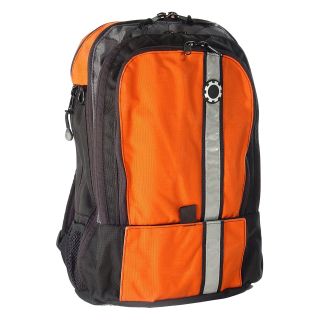 DadGear Backpack Diaper Bag   Orange Retro Stripe   Designer Diaper Bags