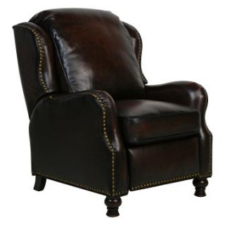 Barcalounger Sierra II Recliner   Stetson Coffee   Leather Club Chairs