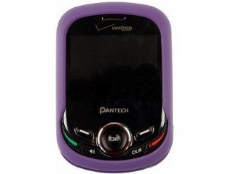 Reinforced Rubberized Plastic Phone Protector Case Cover Dark Purple For Pantech Jest 2 Cell Phones & Accessories