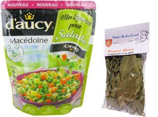 french macedonia vegetable 2 serving D' AUCY   1 x 7, 05 oz each bag + 1 x bag of bouquet garni Thodore Bardin Cuinet macedoine  Vegetables Produce  Grocery & Gourmet Food