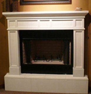 Mission Precast Fireplace Mantel and Surround in TraverStone  
