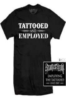 Steadfast Clothing Tattooed and Employed T shirt (Men's) (Small) at  Mens Clothing store Fashion T Shirts
