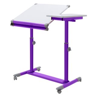 Studio Designs Europa Split Top Drafting Table   Purple