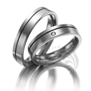 Attractive 14k White Gold Couples Wedding Rings 015 carats 5 mm Wedding Bands Jewelry
