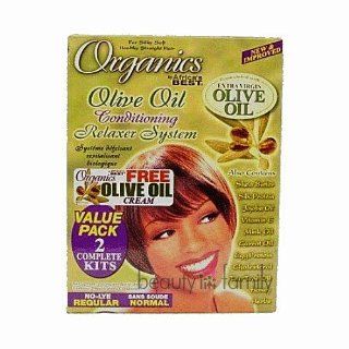 Africa's Best Organics Olive Oil Conditioning Relaxer System Regular 2 App  Hair Relaxer Conditioners  Beauty