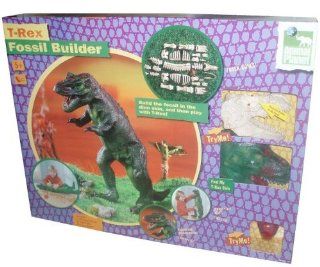 Animal Planet Giant 36 Inch Tall T Rex Fossil Builder with Beating Heart, Light Up Eyes Plus Roaring and Walking Sound Toys & Games