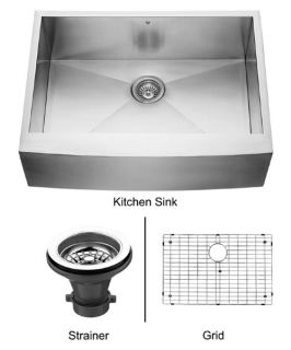 Vigo VG3020C Single Basin Farmhouse Kitchen Sink   Kitchen Sinks