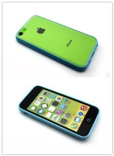 Nine States Shock Absorption Transparent Bumper Skin Frame Anti Scratch with Premium Clear Hard Shell Case for Apple iPhone 5 C Colour Varies,water blue Cell Phones & Accessories