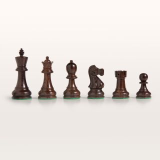 Elegant Rosewood French Staunton Chess Pieces   Chess Pieces