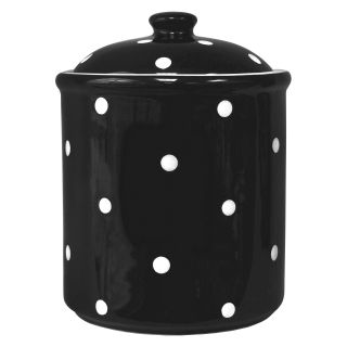 Portmeirion Spode Baking Days Canister / Covered Jar   Black   Kitchen Canisters