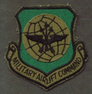 USAF Military Airlift Command SSI subdued patch Entertainment Collectibles