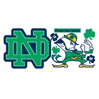 University of Notre Dame Giant Peel & Stick Wall Decals   Up to 19.5W x 16.5H in.   Wall Decals