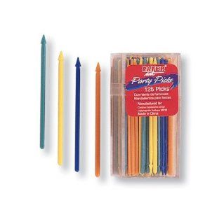 Creative Converting Hors D'oeuvre Picks, 300 Assorted Colored Toothpicks Toys & Games