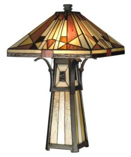 Dale Tiffany Mission Shade and Base Table Lamp   Table Lamps