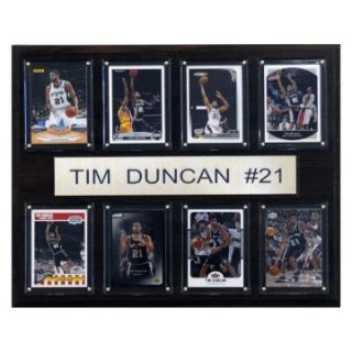 NBA 12 x 15 in. Tim Duncan San Antonio Spurs 8 Card Plaque   Wall Art & Photography