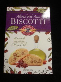 Coffaro's "Almond with Anise" Biscotti 8oz / 227g  Grocery & Gourmet Food