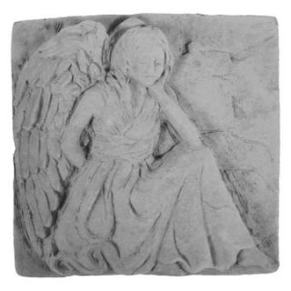 Kneeling Angel Plaque   Garden & Memorial Stones