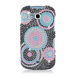 Eagle Cell PDSAMR830F311 RingBling Brilliant Diamond Case for Samsung Galaxy Axiom/Admire 2 R830   Retail Packaging   Colorful Circle Cell Phones & Accessories