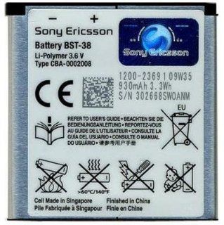 Sony Ericsson Battery Bst 38 830Mah Li Po For Sony Ericsson C518, C902, C905, Jalou, K770I, K850I, R300, S312, S500I, T303, T650I, W580I, W760I, W902, W980, W995, X10 Mini Pro, Z770I Cell Phones & Accessories