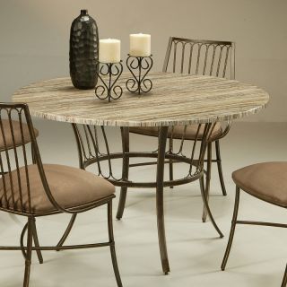 Pastel Victoria Poly Travertine Top Dining Table   Dining Tables