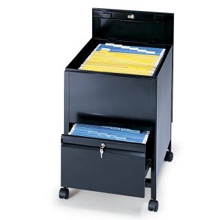 Locking Mobile Tub Filing Cabinet with Drawer Legal Size   File Cabinets