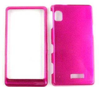 For Motorola Droid A855 Crystal Hot Pink Case Accessories Cell Phones & Accessories